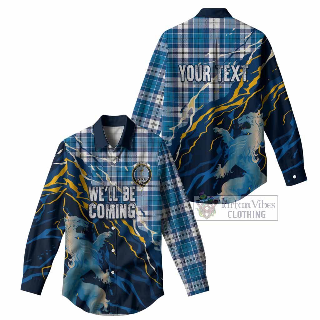 Roberton Scotland Tartan Women Casual Shirt WC2026 Football - We'll Be Coming