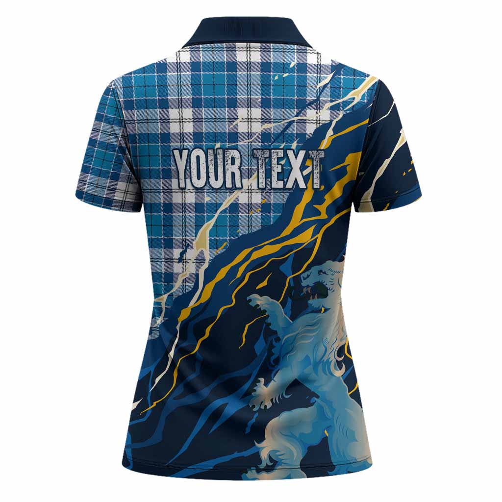Roberton Scotland Tartan Women Polo Shirt WC2026 Football - We'll Be Coming