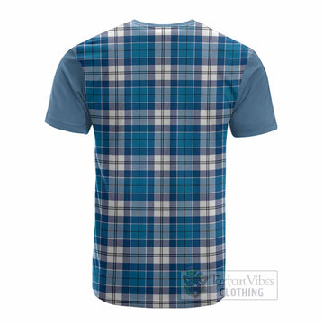 Roberton Tartan Accent Cotton T-shirt with Family Crest