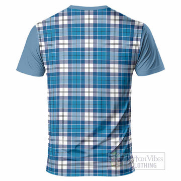 Roberton Tartan Accent T-Shirt with Family Crest