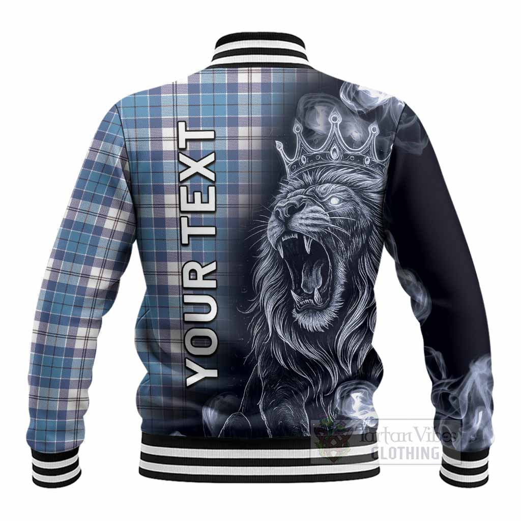 Roberton Tartan Baseball Jacket Roaring Lion Heritage