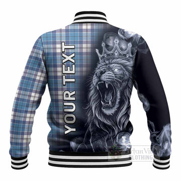 Roberton Tartan Baseball Jacket Roaring Lion Heritage