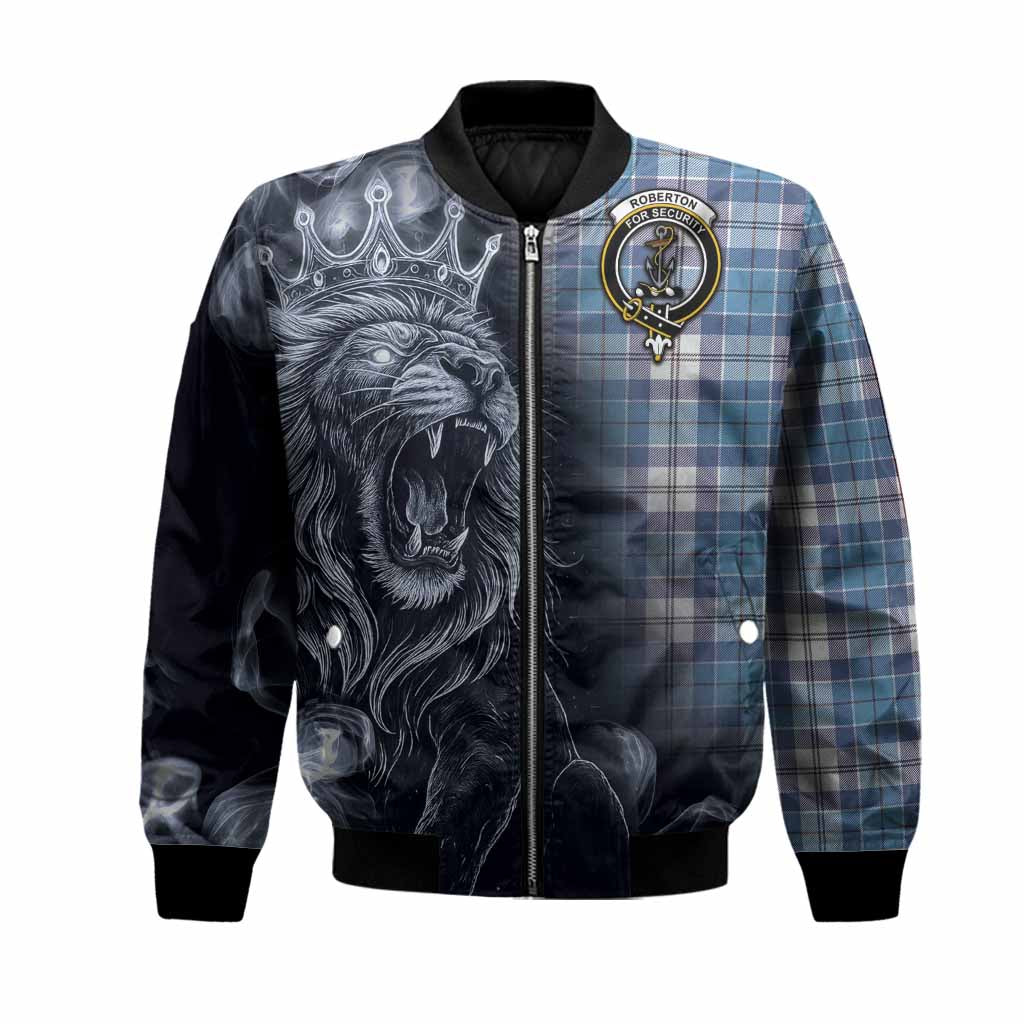 Roberton Tartan Bomber Jacket Roaring Lion Heritage