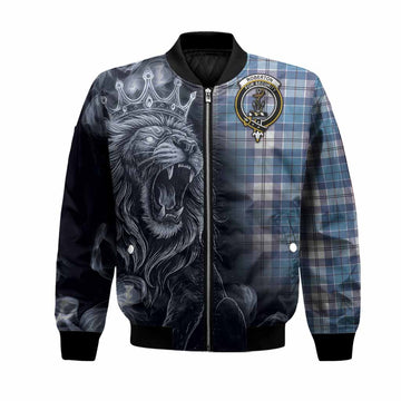 Roberton Tartan Bomber Jacket Roaring Lion Heritage