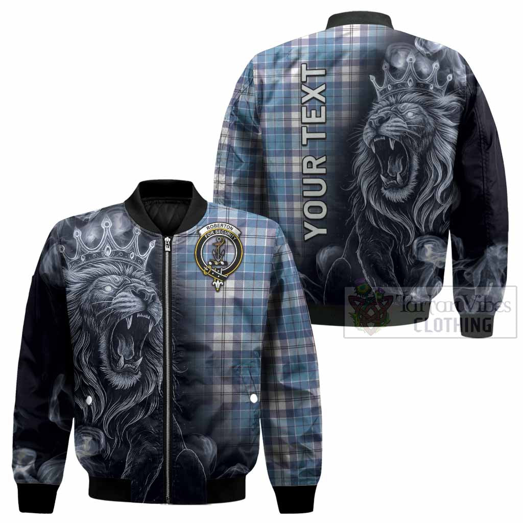 Roberton Tartan Bomber Jacket Roaring Lion Heritage