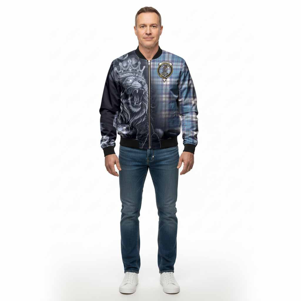Roberton Tartan Bomber Jacket Roaring Lion Heritage