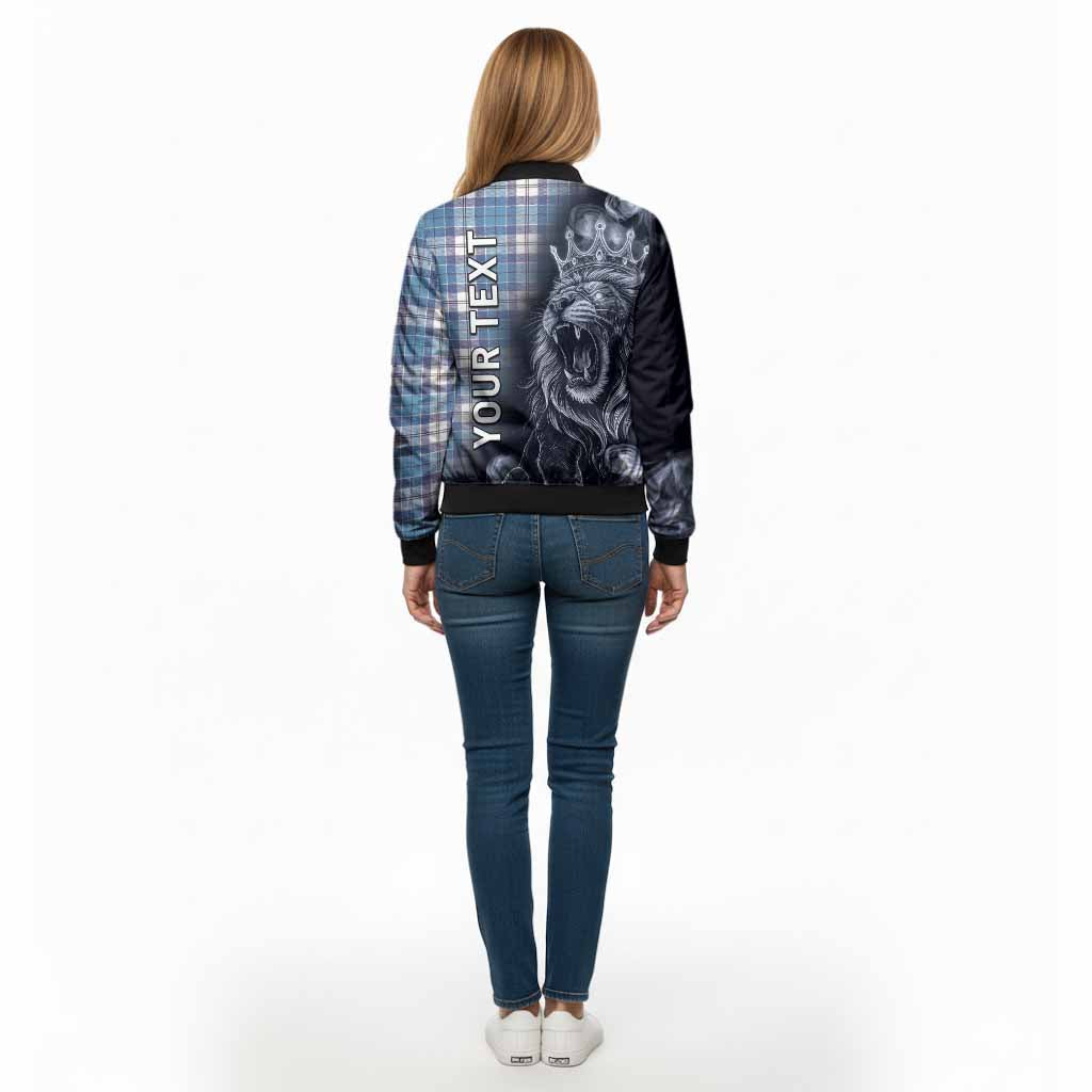 Roberton Tartan Bomber Jacket Roaring Lion Heritage