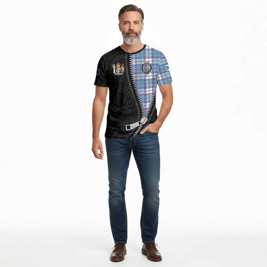 Roberton Tartan Cotton T-shirt New Zealand Pattern Unique Zipper Stylized