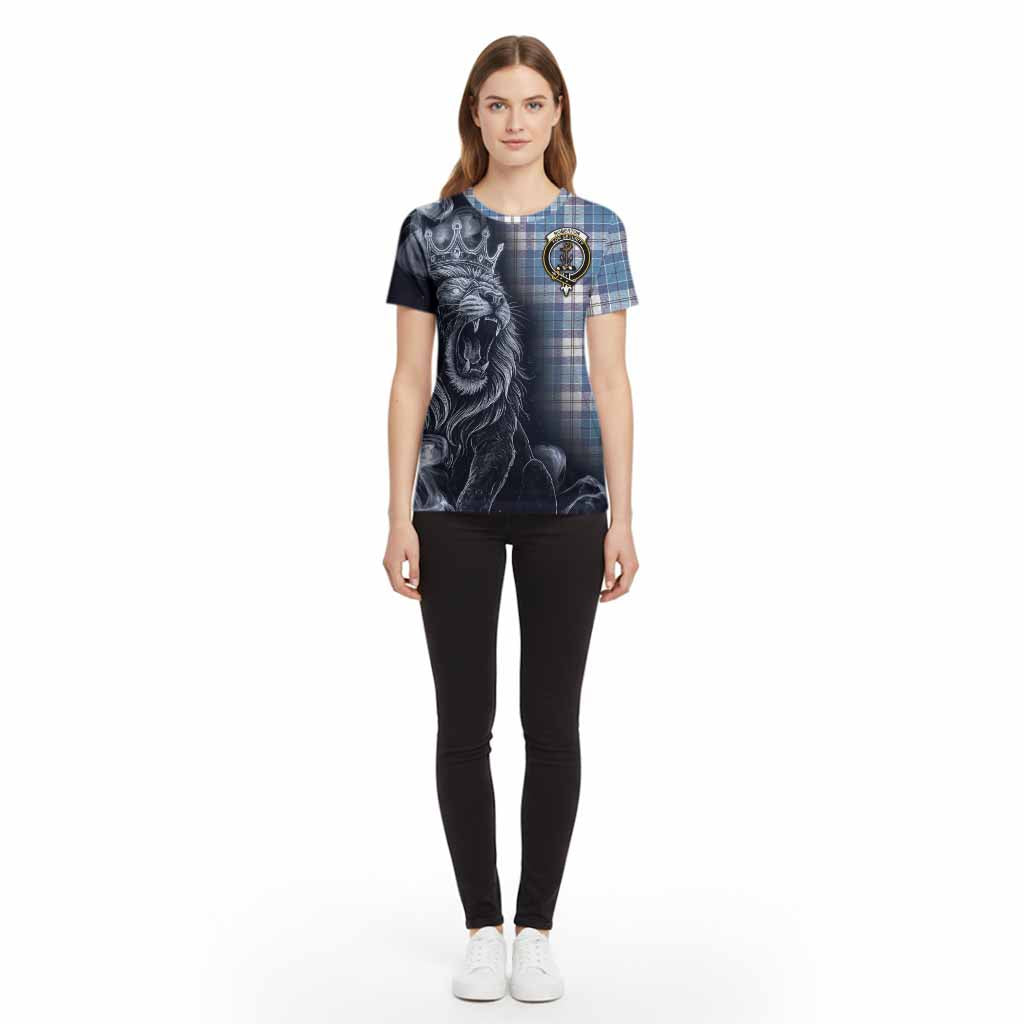 Roberton Tartan Cotton T-shirt Roaring Lion Heritage