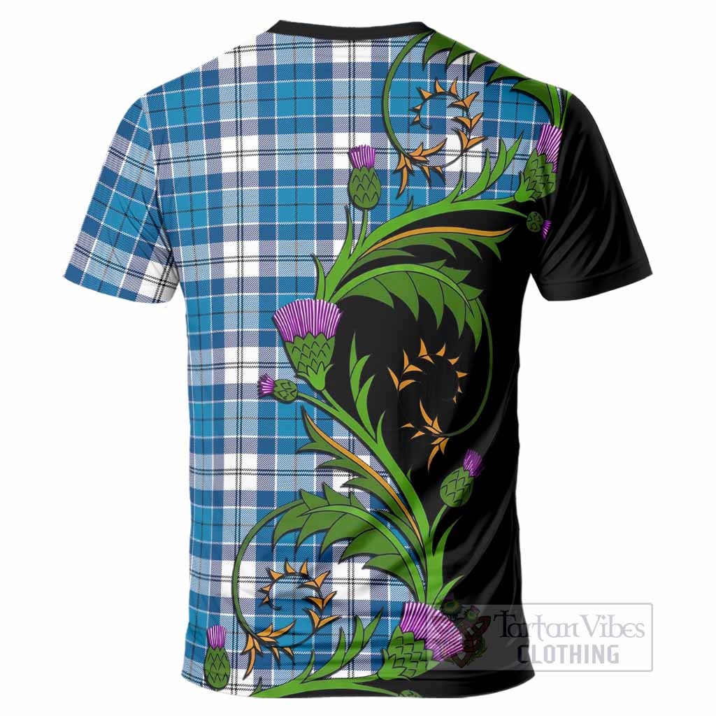 Roberton Tartan Crest T-Shirt Scottish Thistle Pride Heritage Art