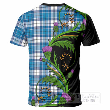 Roberton Tartan Crest T-Shirt Scottish Thistle Pride Heritage Art