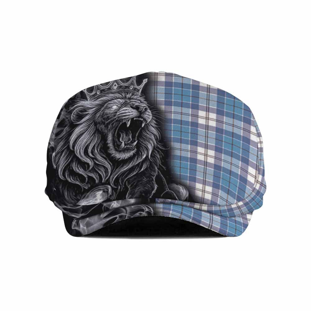 Roberton Tartan Flat Cap, Jeff Cap Roaring Lion Heritage