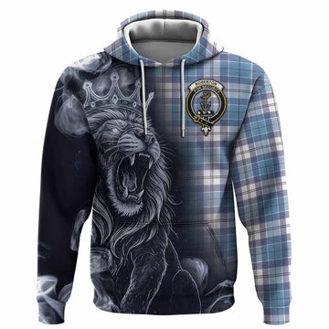 Roberton Tartan Hoodie Roaring Lion Heritage