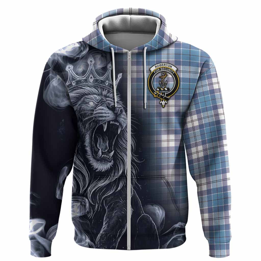 Roberton Tartan Hoodie Roaring Lion Heritage
