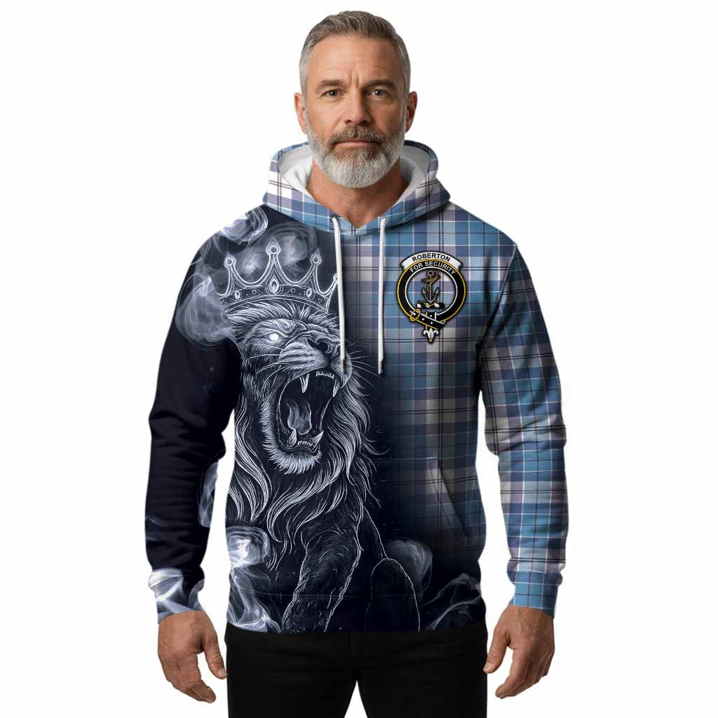 Roberton Tartan Hoodie Roaring Lion Heritage