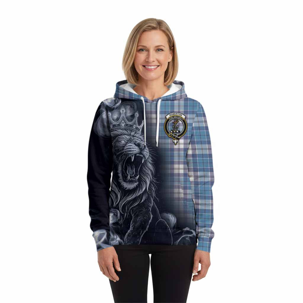 Roberton Tartan Hoodie Roaring Lion Heritage