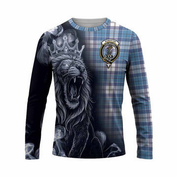 Roberton Tartan Long Sleeve T-Shirt Roaring Lion Heritage