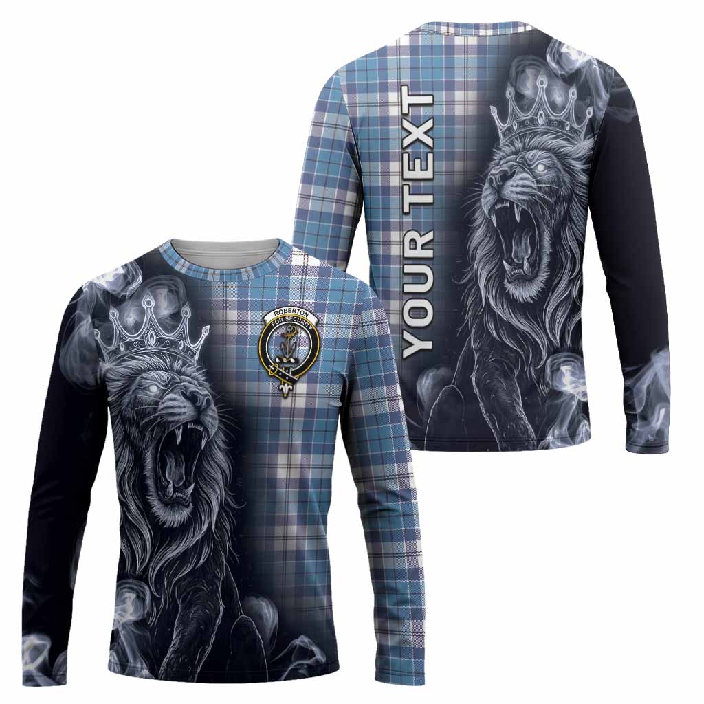 Roberton Tartan Long Sleeve T-Shirt Roaring Lion Heritage