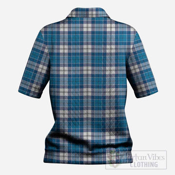 Roberton Tartan Women’s Polo Sweater Top