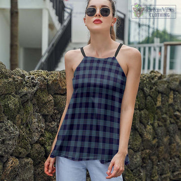 Roberts of Wales Tartan Loose Halter Neck Camisole