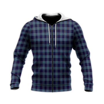 Roberts of Wales Tartan Knitted Hoodie