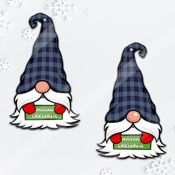 Roberts of Wales Gnome Christmas Ornament with His Tartan Christmas Hat