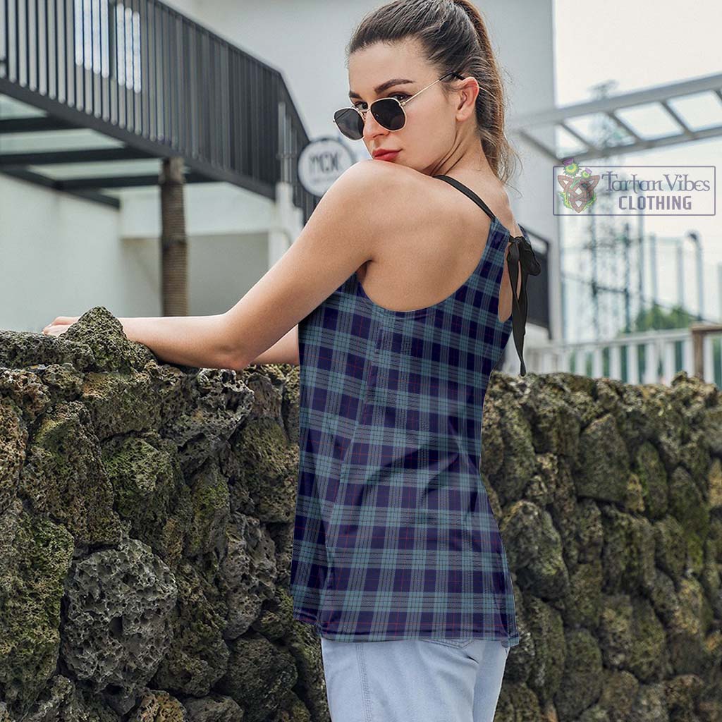 Tartan Vibes Clothing Roberts of Wales Tartan Loose Halter Neck Camisole