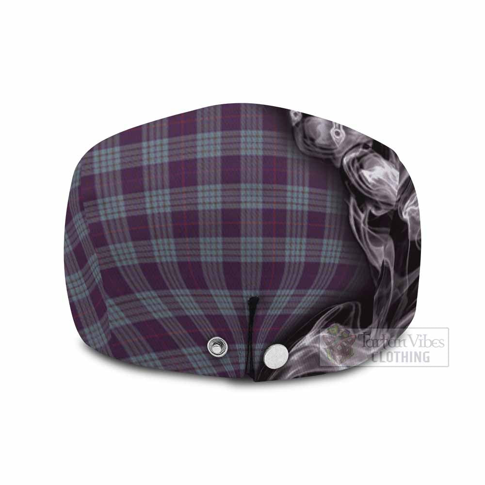 Roberts of Wales Tartan Flat Cap, Jeff Cap Roaring Lion Heritage