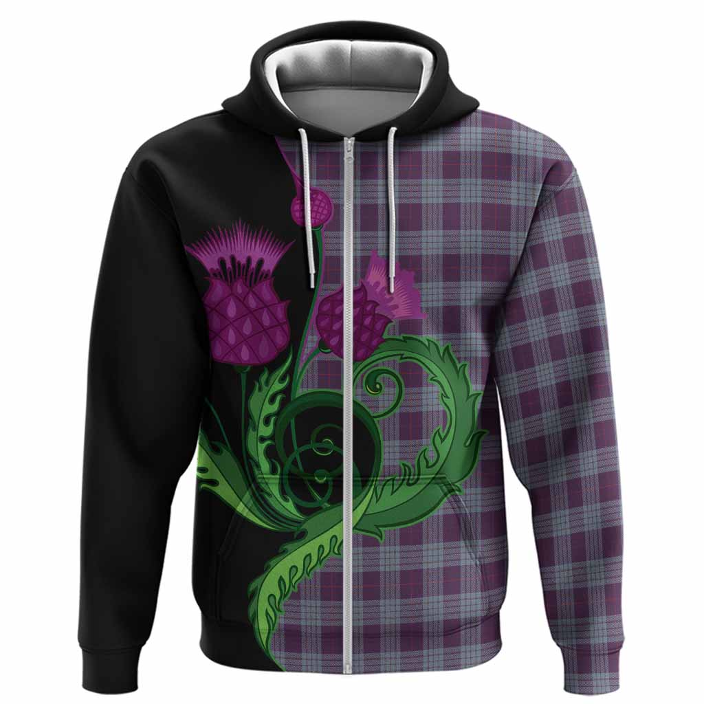 Roberts of Wales Tartan Hoodie Traditional Scottish Thistle