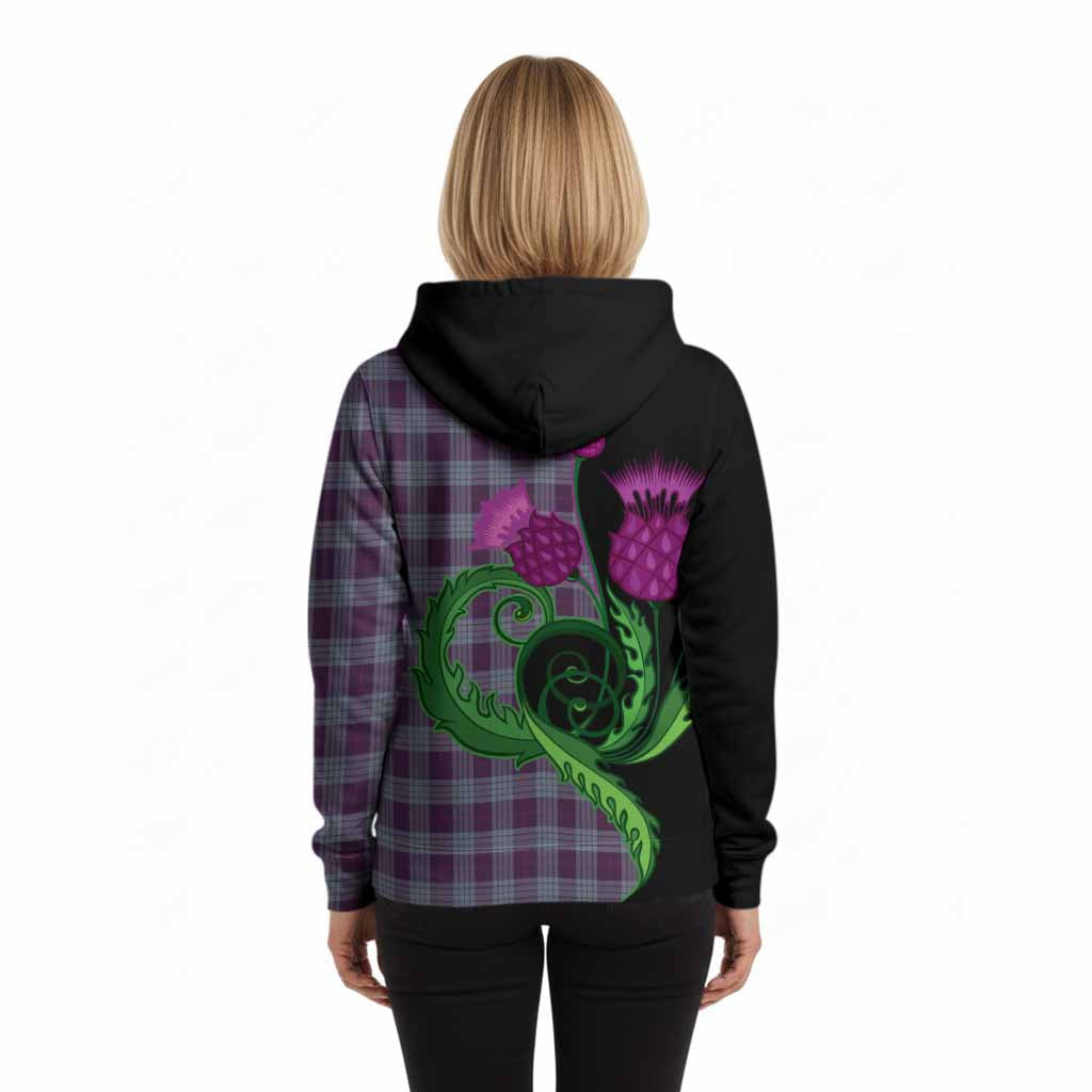 Roberts of Wales Tartan Hoodie Traditional Scottish Thistle