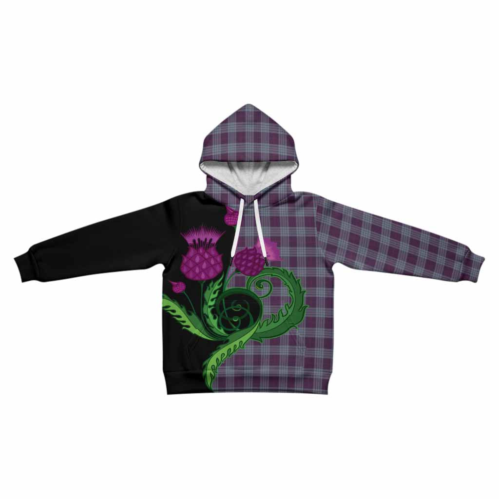 Roberts of Wales Tartan Kid Hoodie Traditional Scottish Thistle