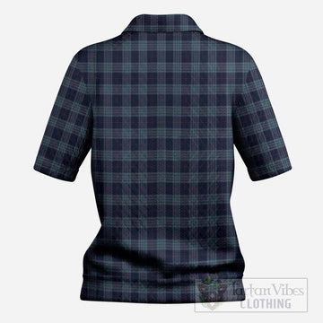 Roberts of Wales Tartan Women’s Polo Sweater Top