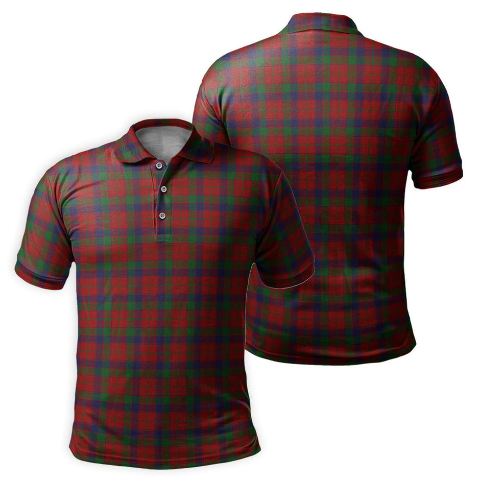 Robertson 02 Tartan Polo Shirt - Royal Coat Of Arms Style