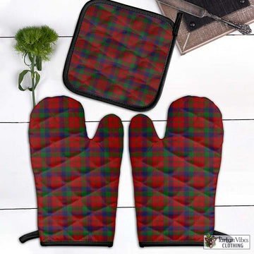 Robertson Tartan Combo Oven Mitt & Pot-Holder Combo 1 Oven Mitt & 1 Pot-Holder Black - Tartan Vibes Clothing