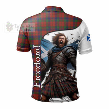 Robertson Crest Tartan Polo Shirt Inspired by the Freedom of Scottish Warrior