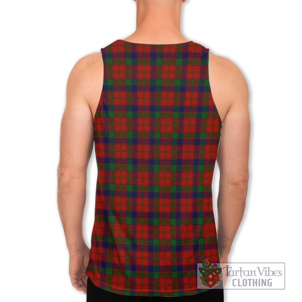 Robertson Tartan Men's Tank Top with Family Crest DNA In Me Style - Tartanvibesclothing Shop