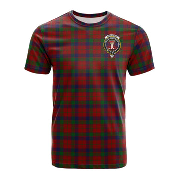 Robertson Tartan T-Shirt with Family Crest