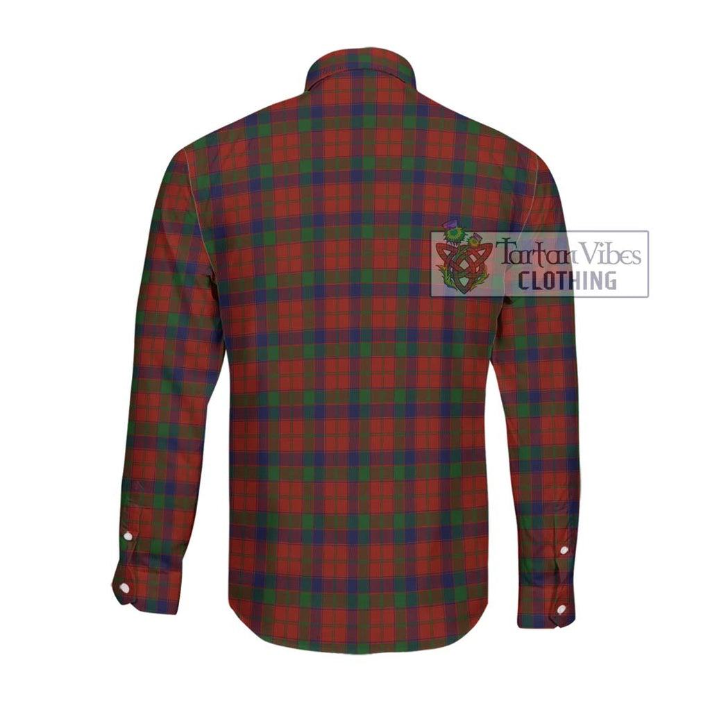 Robertson Tartan Long Sleeve Button Shirt with Family Crest DNA In Me Style - Tartanvibesclothing Shop