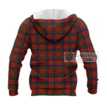 Robertson Tartan Knitted Hoodie with Family Crest DNA In Me Style
