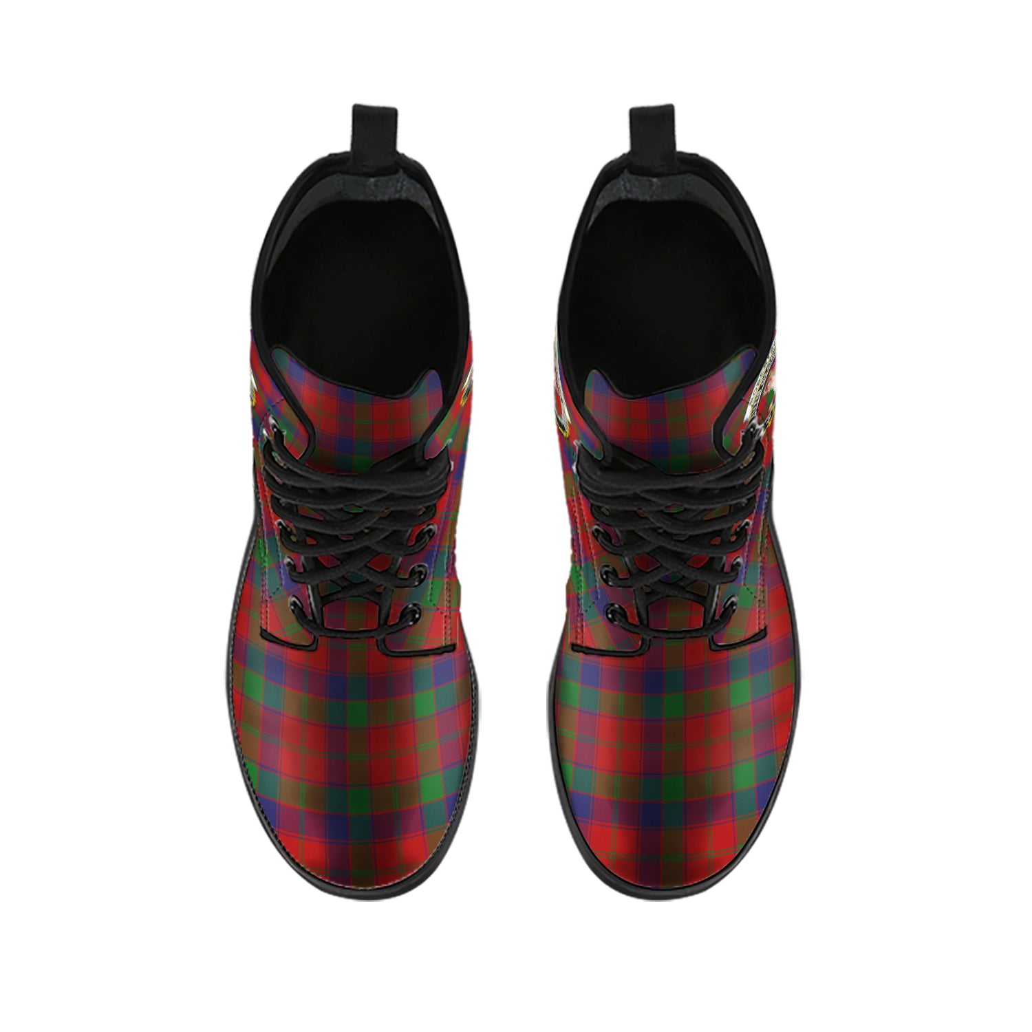 robertson-tartan-leather-boots-with-family-crest