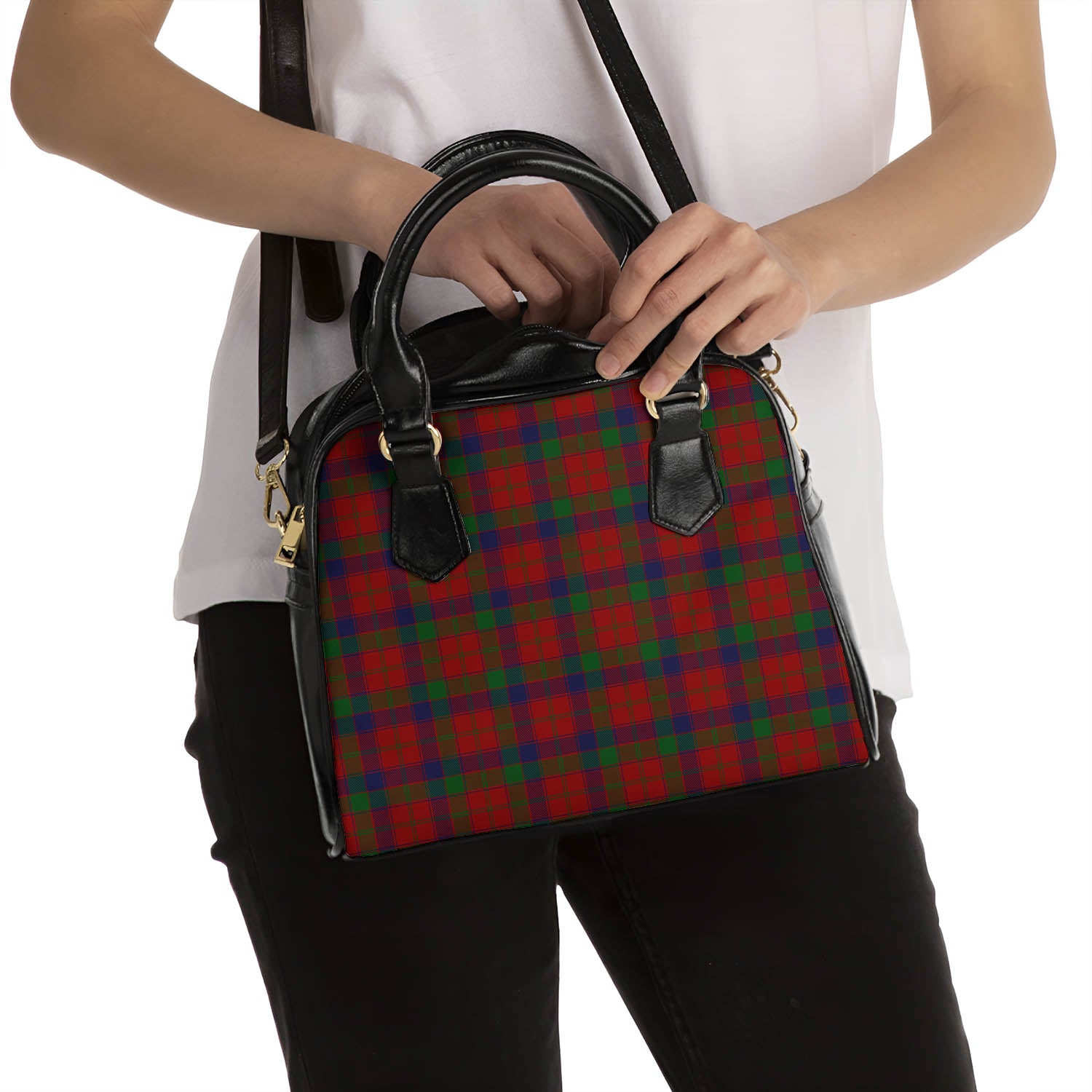 Robertson Tartan Shoulder Handbags - Tartanvibesclothing