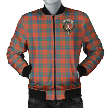 Robertson Ancient Tartan Bomber Jacket with Family Crest