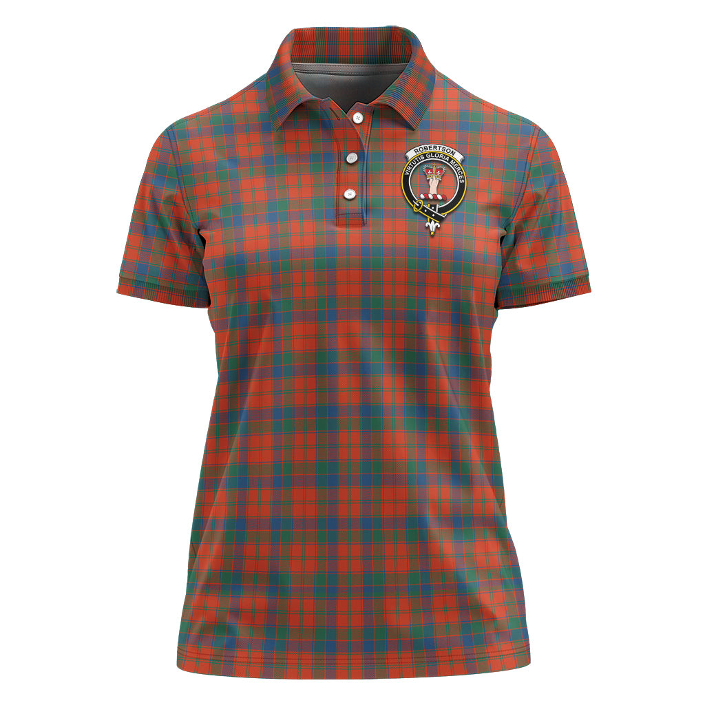 robertson-ancient-tartan-polo-shirt-with-family-crest-for-women
