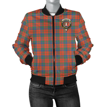 Robertson Ancient Tartan Bomber Jacket with Family Crest
