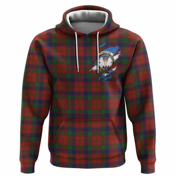 Robertson Clan Crest In Me Tartan Hoodie Scotland Flag Style