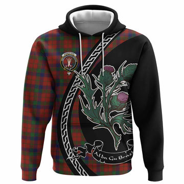Robertson Family Crest Tartan Hoodie Alba Thistle Inspired - Tartan Vibes Clothing