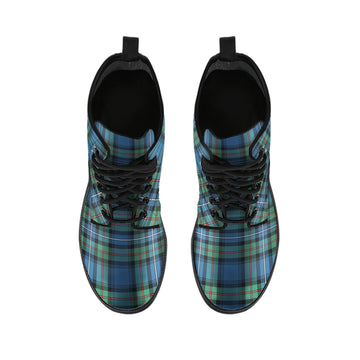 Robertson Hunting Ancient Tartan Leather Boots