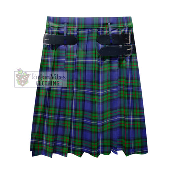 Robertson Hunting Modern Tartan Men's Pleated Skirt - Fashion Casual Retro Scottish Kilt Style
