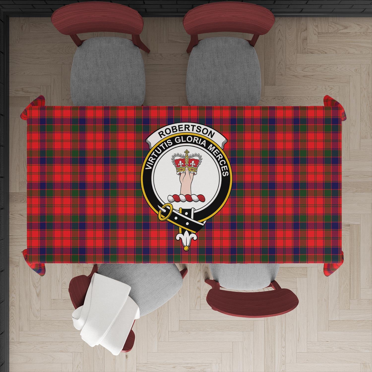 robertson-modern-tatan-tablecloth-with-family-crest