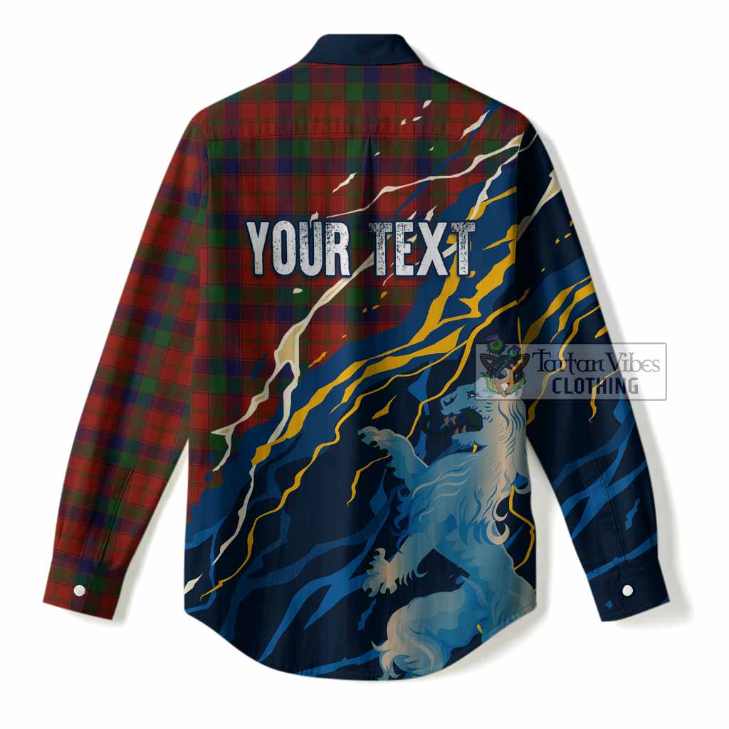 Robertson Scotland Tartan Women Casual Shirt WC2026 Football - We'll Be Coming
